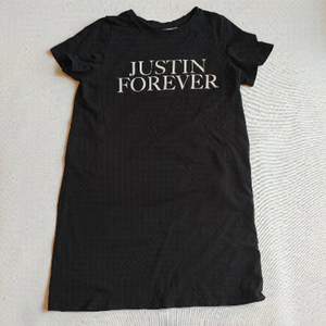Justin Bieber Divided H&M T-Shirt Dress Justin Bieber Tour Music